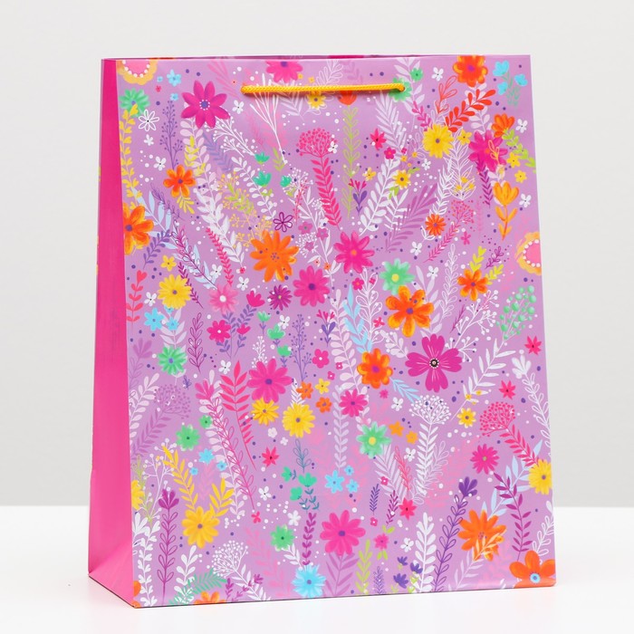 Пакет подарочный "Летние цветы" 26 х 32 х 12 см
Пакет подарочный "Летние цветы" 26 х 32 х 12 см
