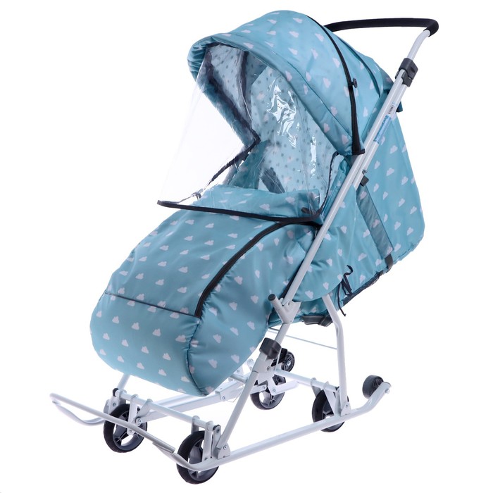 Санки-коляска «Умка 3-1 с облачками», цвет голубой
Санки-коляска «Умка 3-1 с облачками», цвет голубой