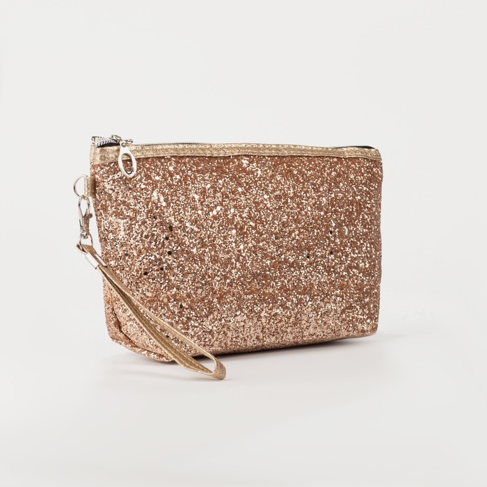 Косметичка на молнии, цвет шампань
Косметичка на молнии, цвет шампань