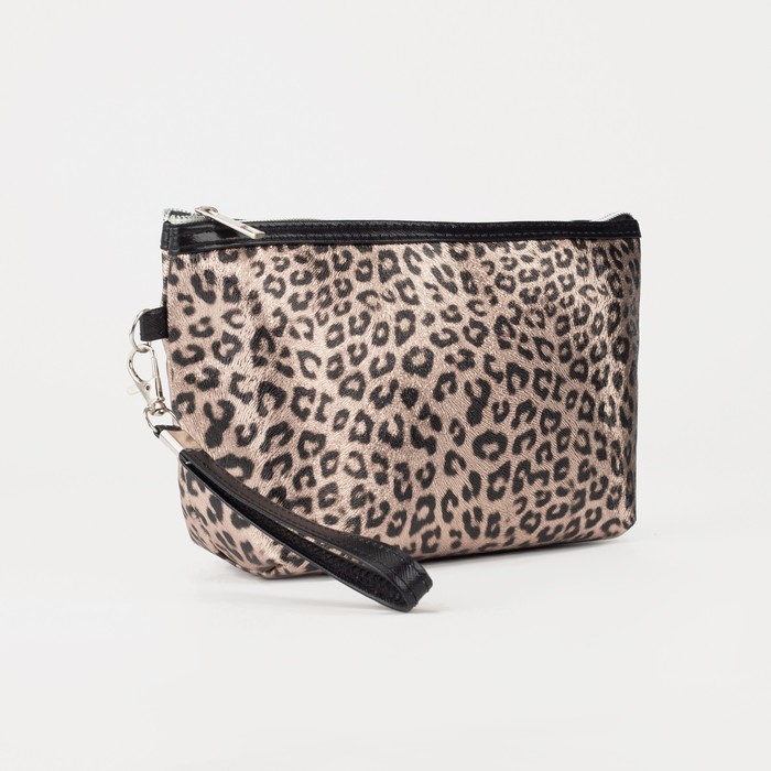 Косметичка на молнии, цвет коричневый
Косметичка на молнии, цвет коричневый