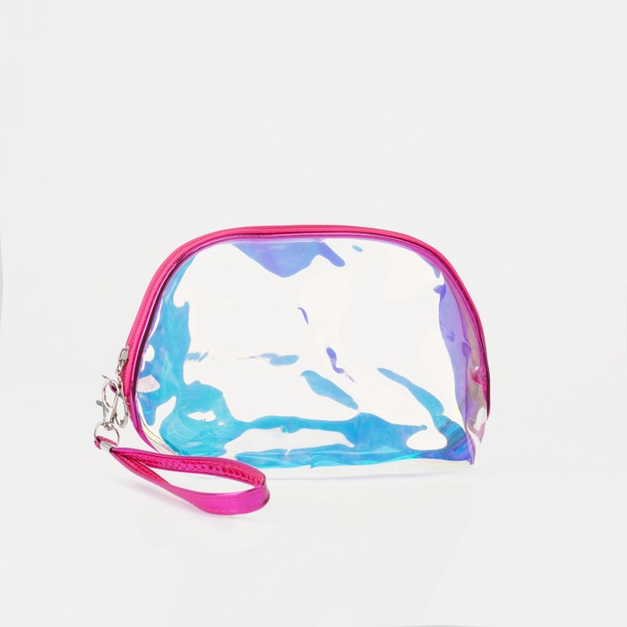 фото Косметичка, отдел на молнии, цвет розовый