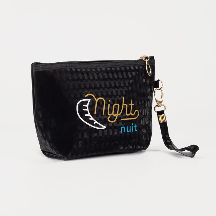Косметичка на молнии, цвет чёрный
Косметичка на молнии, цвет чёрный