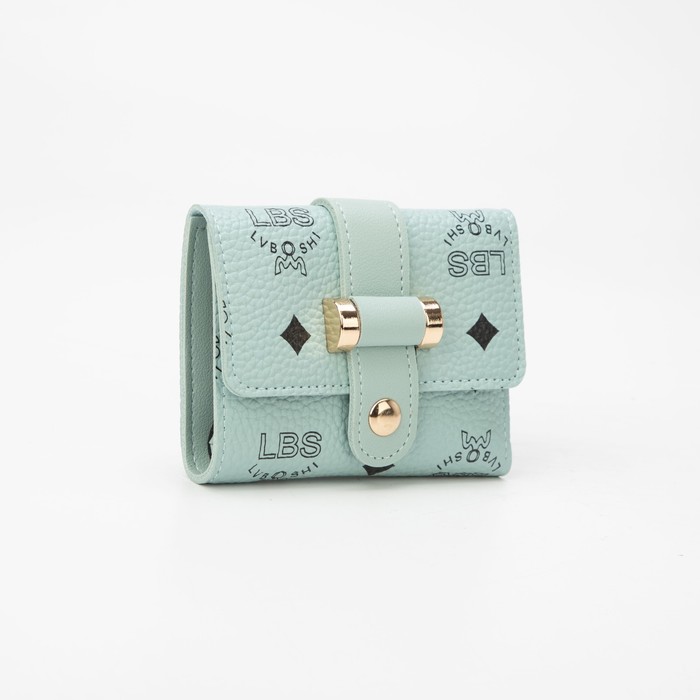 Кошелёк на кнопке, цвет голубой
Кошелёк на кнопке, цвет голубой