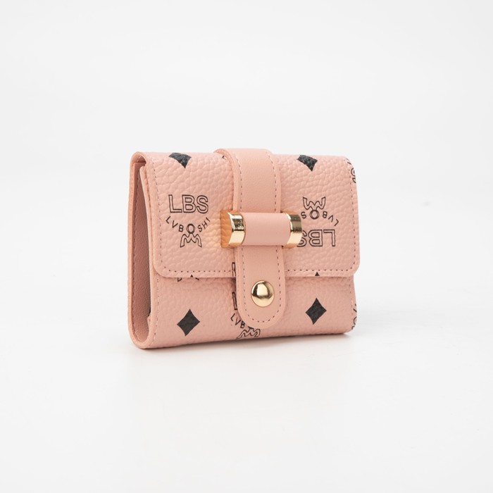 Кошелёк на кнопке, цвет розовый
Кошелёк на кнопке, цвет розовый