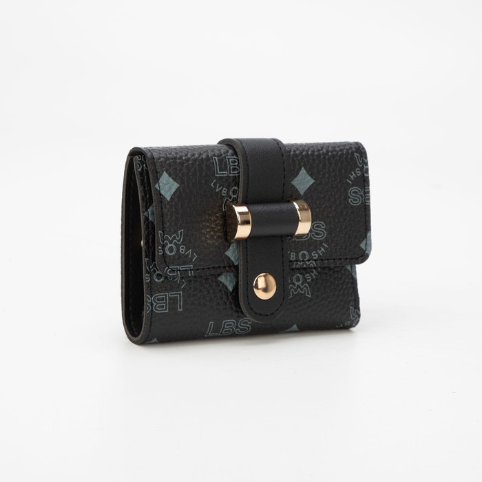 Кошелёк на кнопке, цвет черный
Кошелёк на кнопке, цвет черный