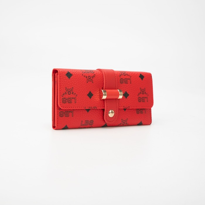 Кошелёк на кнопке, цвет красный
Кошелёк на кнопке, цвет красный