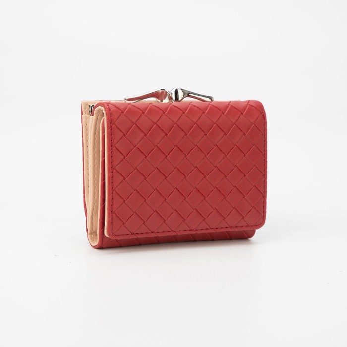 Кошелёк на кнопке, цвет красный
Кошелёк на кнопке, цвет красный