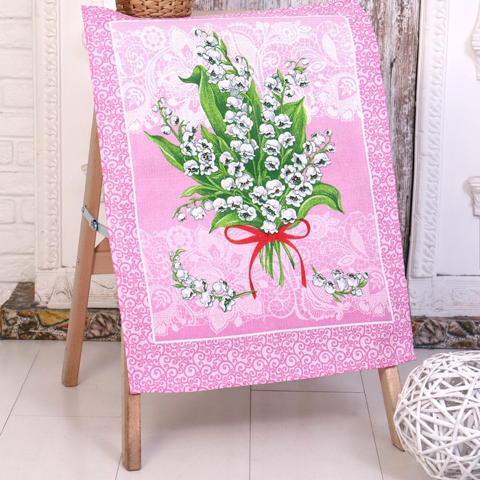 Полотенце кухонное "Букетики розовый"45х60 см, 170 гр/м, вафля, 100% хлопок, рис 3 (в пакете
Полотенце кухонное "Букетики розовый"45х60 см, 170 гр/м, вафля, 100% хлопок, рис 3 (в пакете