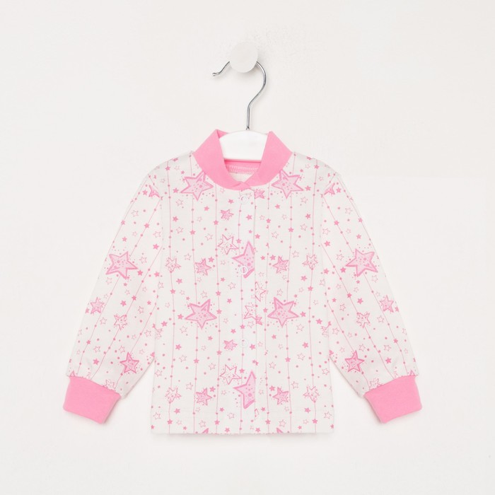 Кофточка на кнопках, цвет белый/розовый, рост 80 см
Кофточка на кнопках, цвет белый/розовый, рост 80 см