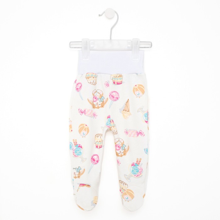 Ползунки для девочки, цвет молочный/зайки, рост 68
Ползунки для девочки, цвет молочный/зайки, рост 68