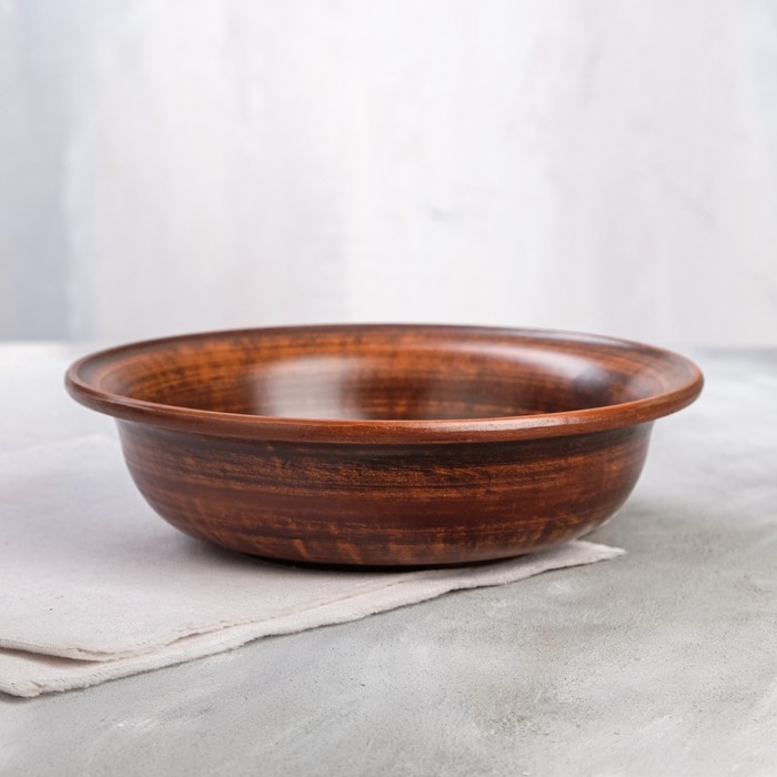 Миска "Гладкая", красная глина, 1 л
Миска "Гладкая", красная глина, 1 л