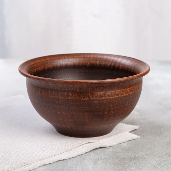 Пиала "Гладкая", красная глина, 1 л
Пиала "Гладкая", красная глина, 1 л