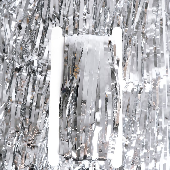 Занавес "Дождик" серебро, ширина 1м.* длина 2м.
Занавес "Дождик" серебро, ширина 1м.* длина 2м.