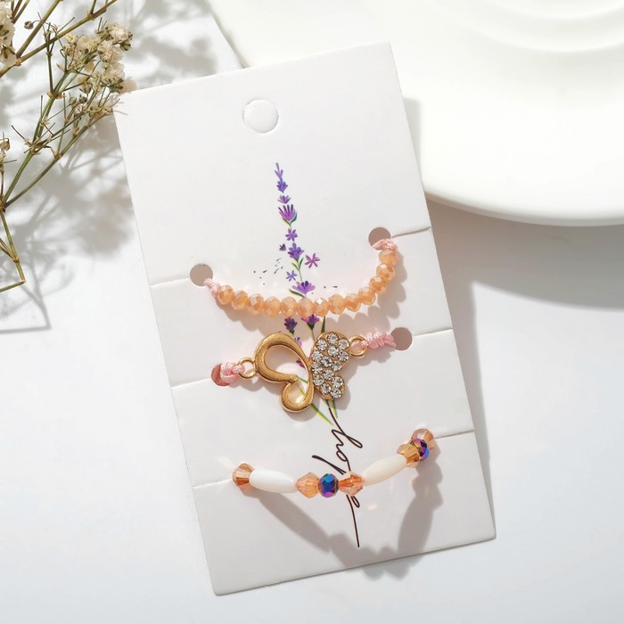 Набор 3 браслета "Бисер" тонкие нити с цепочкой, цвет розовый, d=7
Набор 3 браслета "Бисер" тонкие нити с цепочкой, цвет розовый, d=7