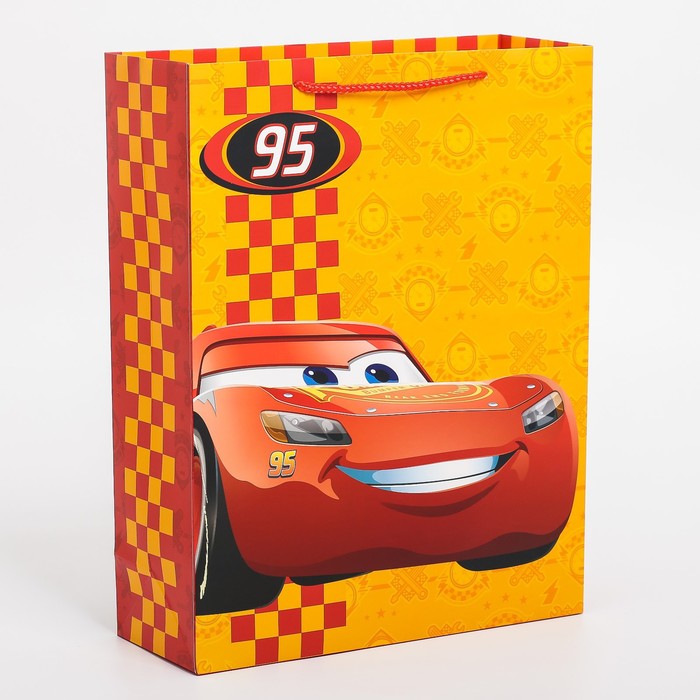 Пакет подарочный "95", Тачки, 31х40х11,5 см
Пакет подарочный "95", Тачки, 31х40х11,5 см