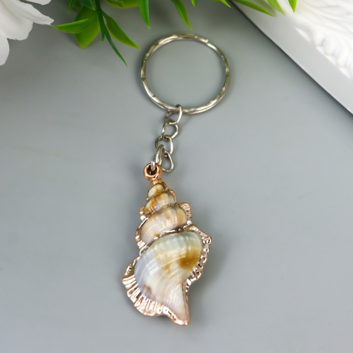 Брелок пластик "Ракушка башневидная" с золотом 4,4х2,1х1,2 см 
Брелок пластик "Ракушка башневидная" с золотом 4,4х2,1х1,2 см