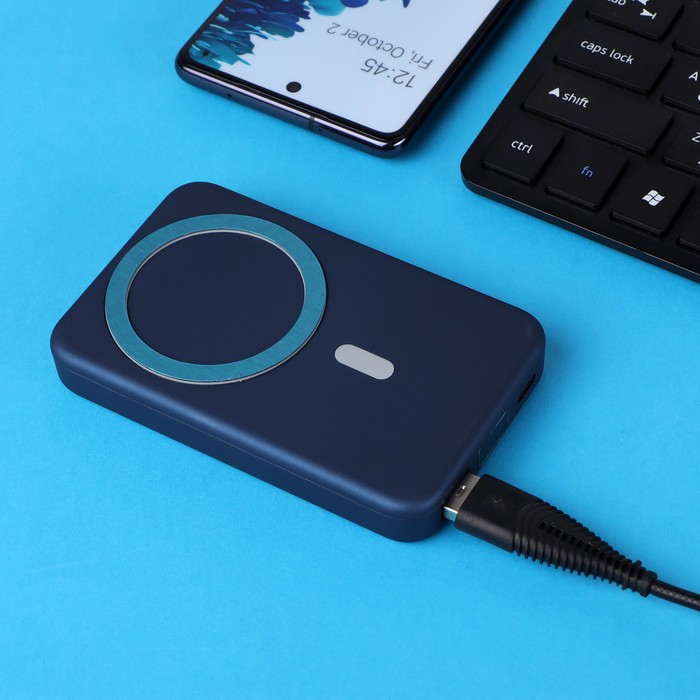 Внешний аккумулятор PB-34, 10000 мАч, 20 Вт, с поддержкой MagSafe, быстрая зарядка, синий
Внешний аккумулятор PB-34, 10000 мАч, 20 Вт, с поддержкой MagSafe, быстрая зарядка, синий