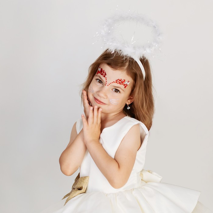 Карнавальный набор «Ангелочек» (нимб+ стразы)
Карнавальный набор «Ангелочек» (нимб+ стразы)