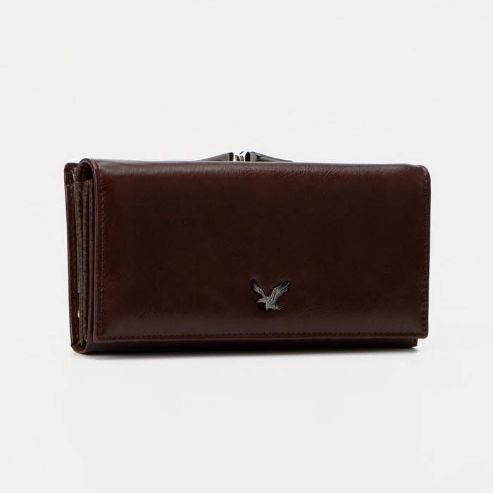 Кошелёк, 3 отдела, на магнитах, цвет коричневый
Кошелёк, 3 отдела, на магнитах, цвет коричневый