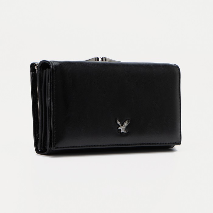 Кошелёк на магнитах, цвет чёрный
Кошелёк на магнитах, цвет чёрный