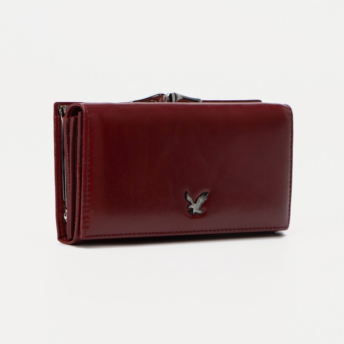 Кошелёк, 3 отдела, на магнитах, цвет бордовый
Кошелёк, 3 отдела, на магнитах, цвет бордовый