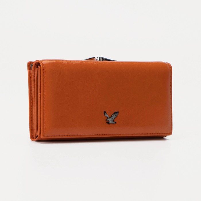 Кошелёк на магнитах, цвет оранжевый
Кошелёк на магнитах, цвет оранжевый