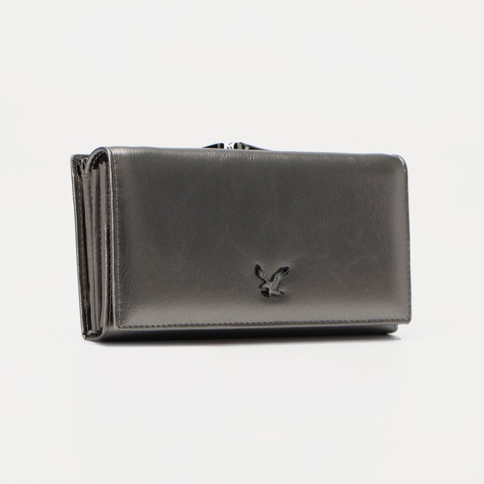 Кошелёк на магнитах, цвет серый
Кошелёк на магнитах, цвет серый