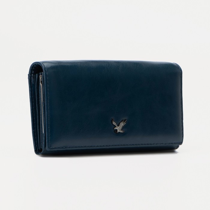 Кошелёк на магнитах, цвет синий
Кошелёк на магнитах, цвет синий