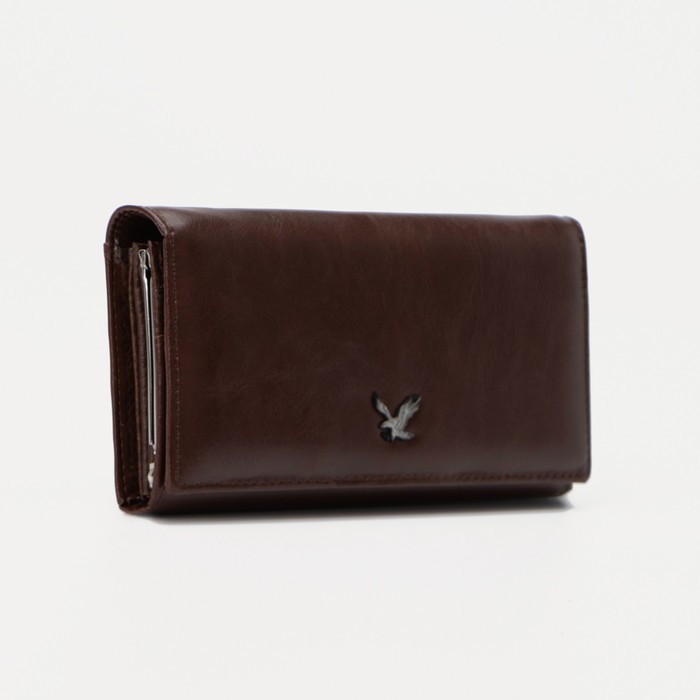 Кошелёк на магнитах, цвет коричневый
Кошелёк на магнитах, цвет коричневый