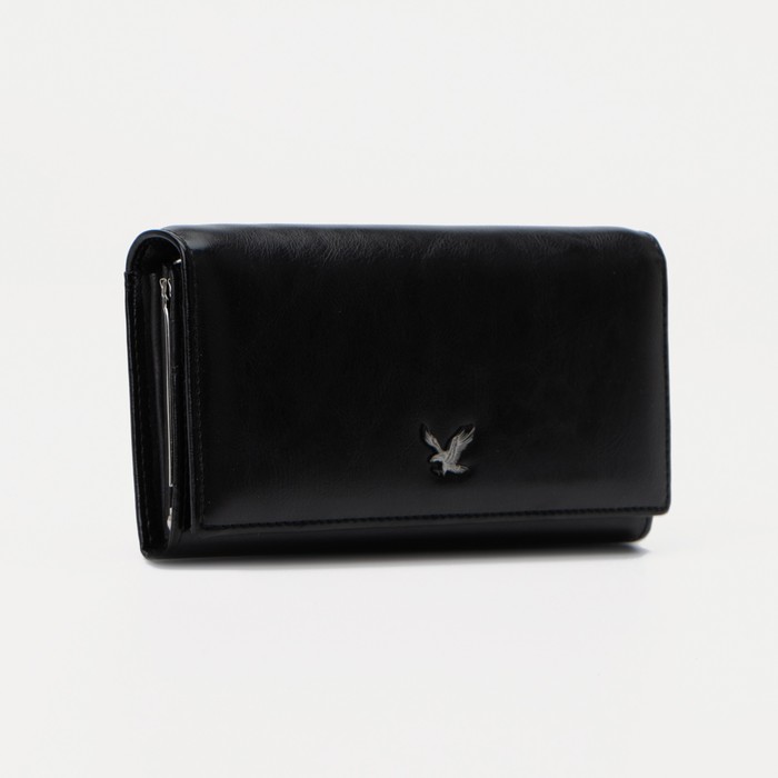 Кошелёк на магнитах, цвет чёрный
Кошелёк на магнитах, цвет чёрный