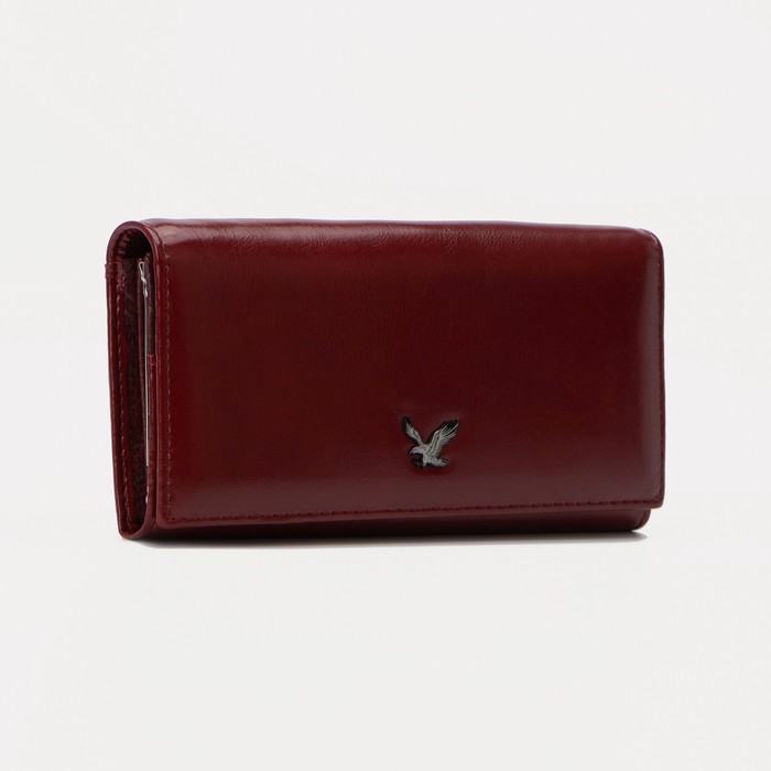 Кошелёк, 3 отдела, на магнитах, цвет бордовый
Кошелёк, 3 отдела, на магнитах, цвет бордовый