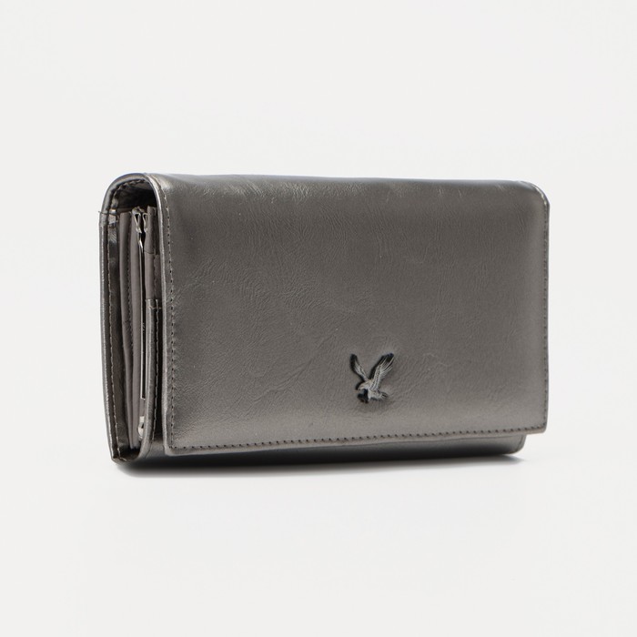 Кошелёк на магнитах, цвет серый
Кошелёк на магнитах, цвет серый