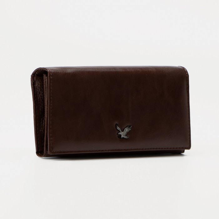 Кошелёк на магнитах, цвет коричневый
Кошелёк на магнитах, цвет коричневый