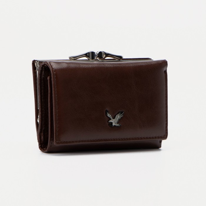 Кошелёк на магнитах, цвет коричневый
Кошелёк на магнитах, цвет коричневый