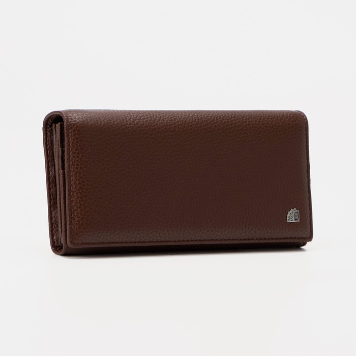 Кошелёк, 5 отделов, на магнитах, цвет коричневый
Кошелёк, 5 отделов, на магнитах, цвет коричневый