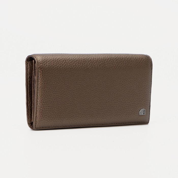 Кошелёк, 5 отделов, на магнитах, цвет бронзовый
Кошелёк, 5 отделов, на магнитах, цвет бронзовый