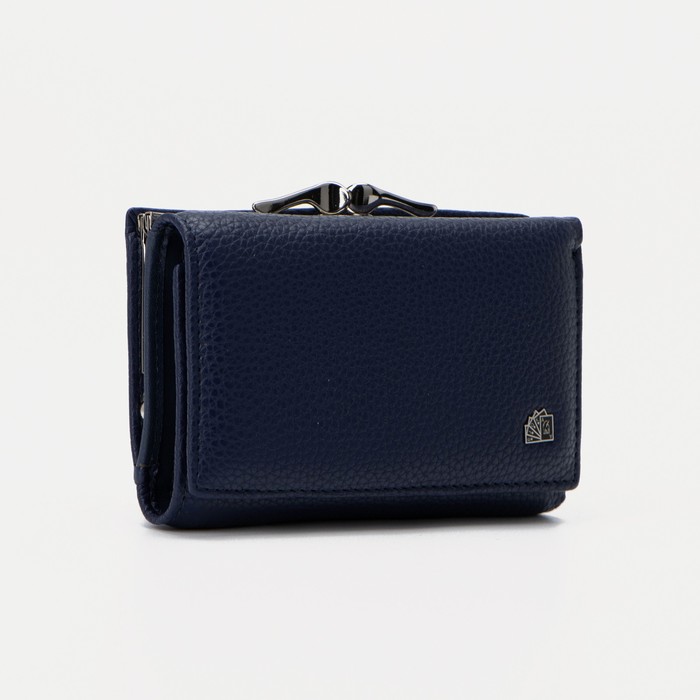 Кошелёк на магнитах, цвет синий
Кошелёк на магнитах, цвет синий