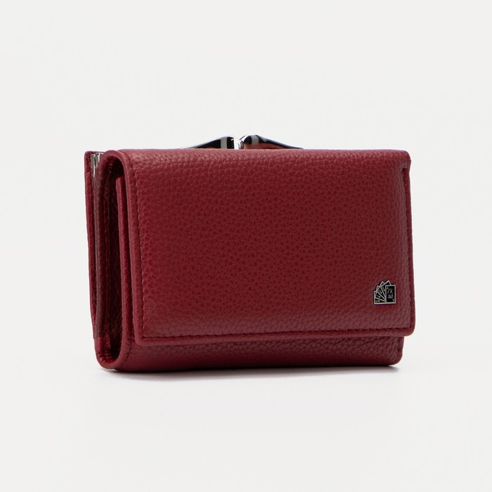 Кошелёк, 2 отдела, на магните, цвет бордовый
Кошелёк, 2 отдела, на магните, цвет бордовый