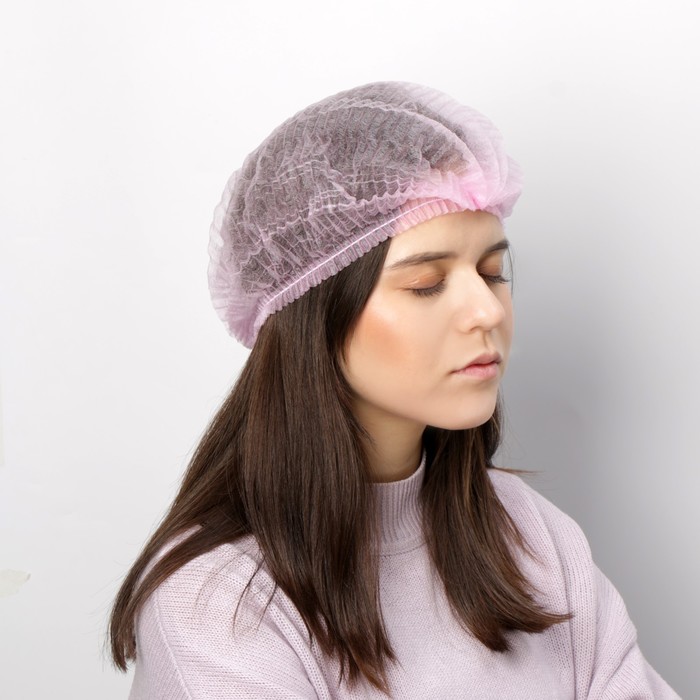 Шапочка Шарлотта, розовая 15 г/м2, 100 шт 
Шапочка Шарлотта, розовая 15 г/м2, 100 шт