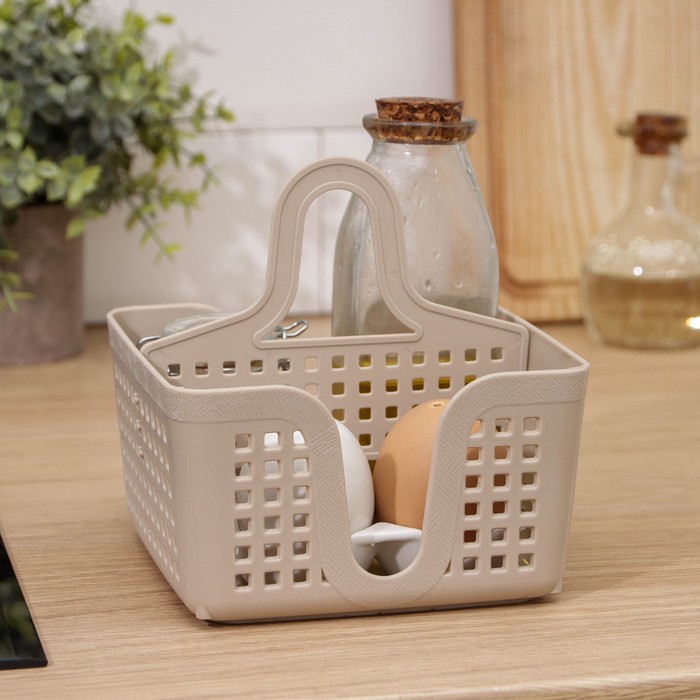 Органайзер с перегородкой переносной «Лофт», 15×15×16 см, цвет латте
Органайзер с перегородкой переносной «Лофт», 15×15×16 см, цвет латте