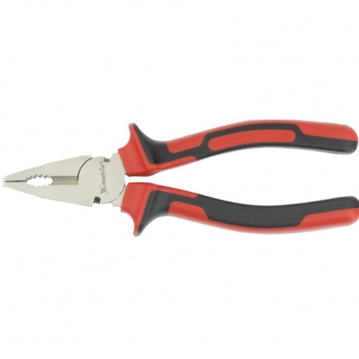 Плоскогубцы Matrix NICKEL, 180 мм, никелированные, двухкомпонентные рукоятки
Плоскогубцы Matrix NICKEL, 180 мм, никелированные, двухкомпонентные рукоятки