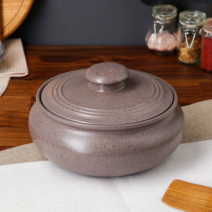 Горшок духовой "Гранит", серый, 2 л
Горшок духовой "Гранит", серый, 2 л