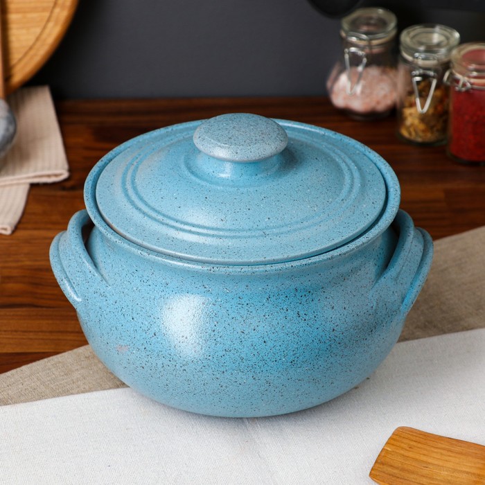 Супник с ручками "Гранит", синий, 3 л
Супник с ручками "Гранит", синий, 3 л