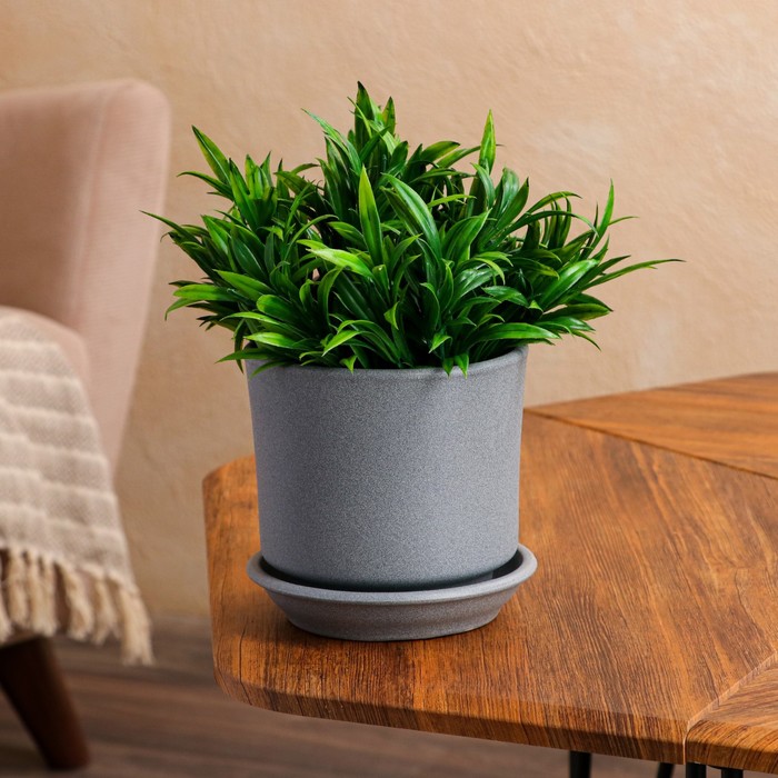 Горшок для цветов "Мальва", крошка металлик, 1.2 л
Горшок для цветов "Мальва", крошка металлик, 1.2 л