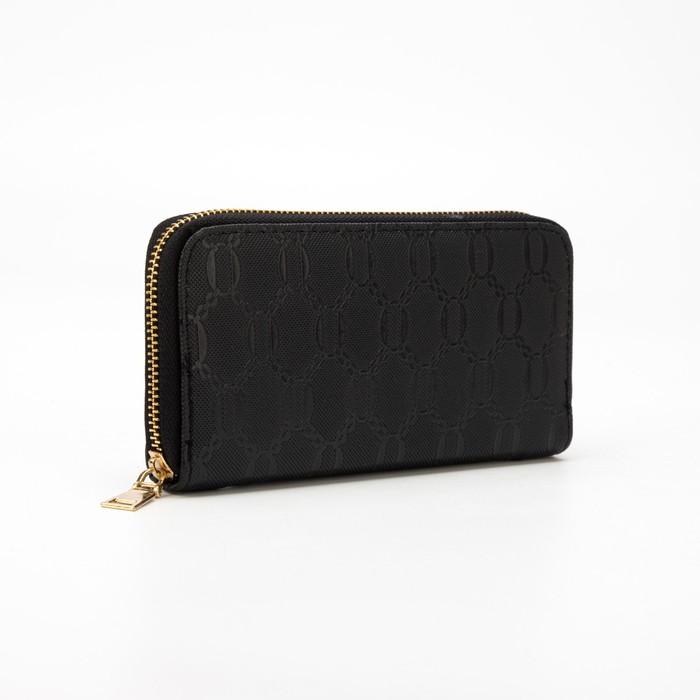 Кошелёк на молнии, цвет чёрный
Кошелёк на молнии, цвет чёрный