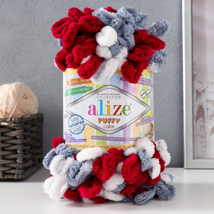 Пряжа "Puffy color" 100 % микрополиэстер 9м/100г (6376)
Пряжа "Puffy color" 100 % микрополиэстер 9м/100г (6376)