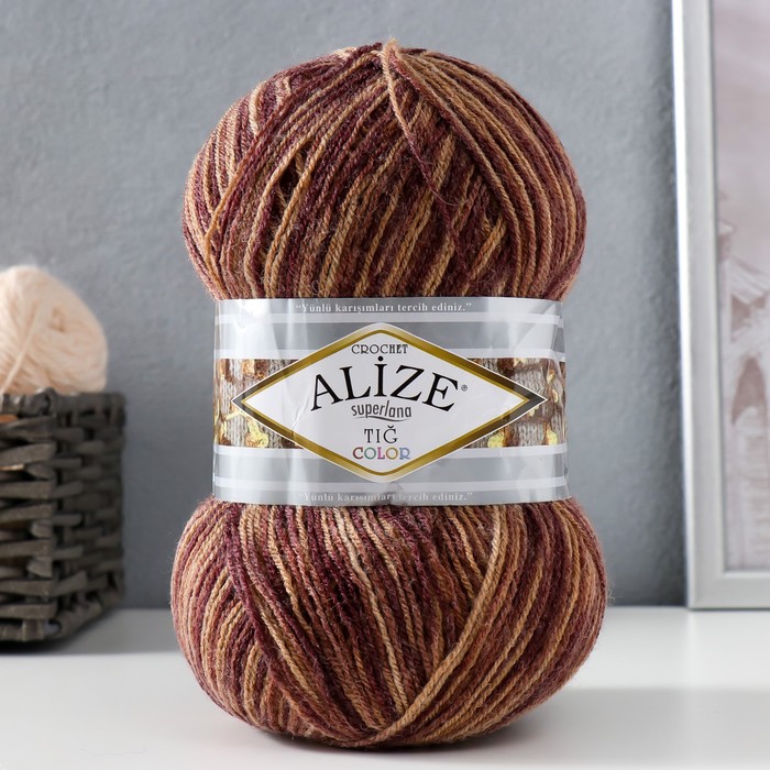 Пряжа "Superlana tig color" 25% шерсть, 75% акрил 570м/100 гр (51839)
Пряжа "Superlana tig color" 25% шерсть, 75% акрил 570м/100 гр (51839)