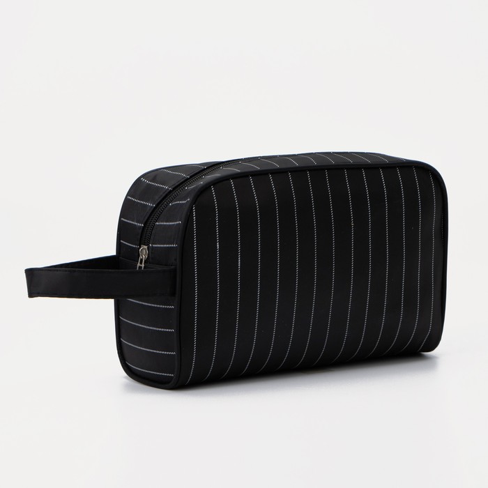 Косметичка на молнии, цвет чёрный
Косметичка на молнии, цвет чёрный