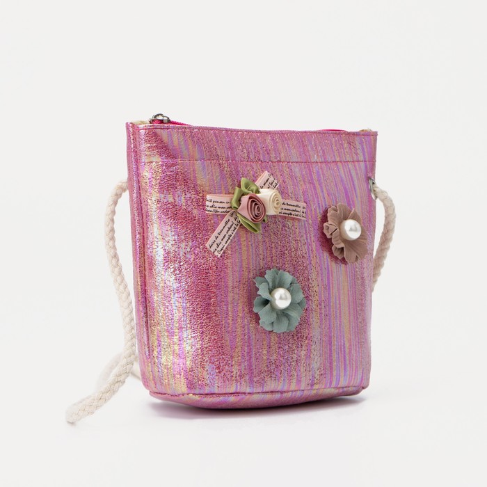 Сумка детская на молнии, цвет малиновый
Сумка детская на молнии, цвет малиновый