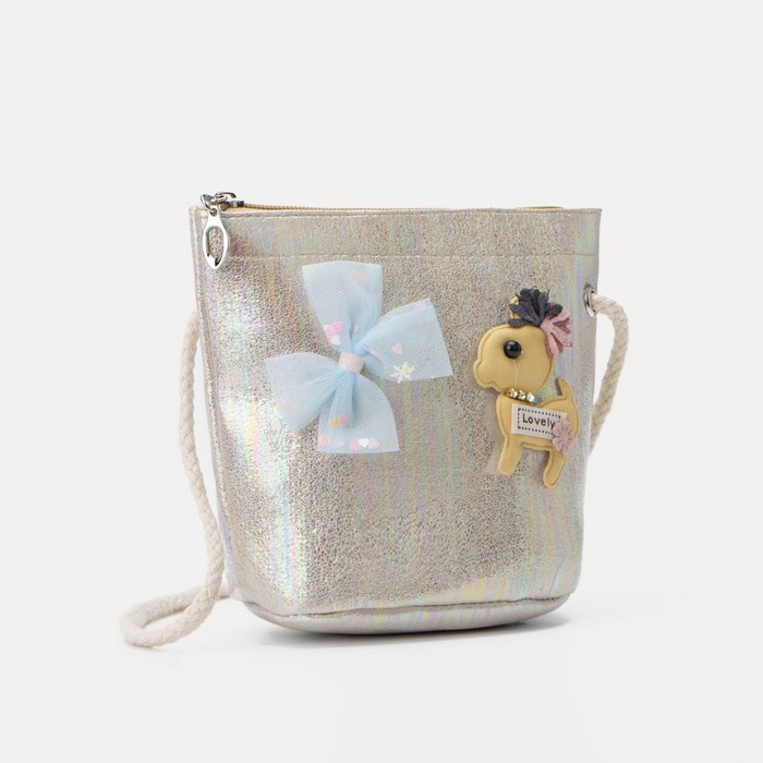 Сумка детская на молнии, цвет бежевый
Сумка детская на молнии, цвет бежевый